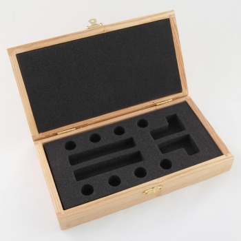 Wooden box for 2 microphones
